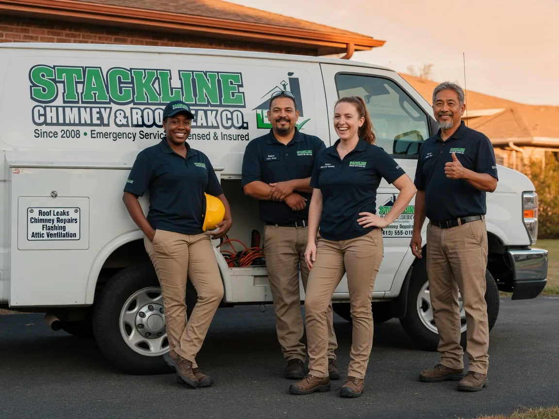 Chimney flashing repair company in Highlands, TX